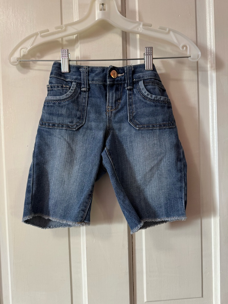 Old Navy Girls' Faded Blue Denim Shorts